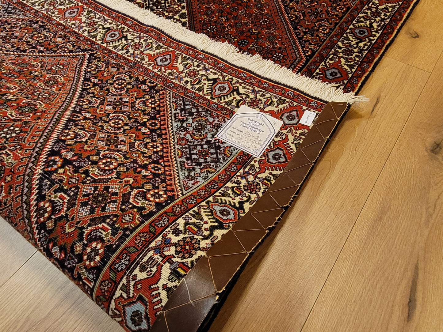 Bidjar Teppich Korkwolle feine Knüpfung Medaillon Design