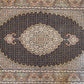 Täbriz Teppich Korkwolle mit Seide feine Knüpfung Medaillon