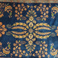 Sarough Teppich Agra florales Muster auf blauem Fond