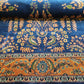 Sarough Teppich Agra florales Muster auf blauem Fond