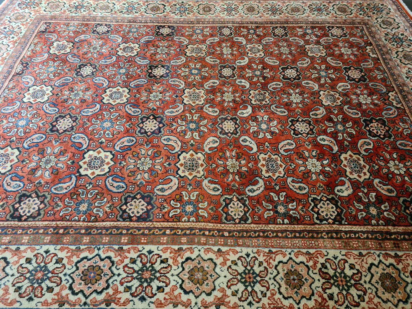 Perserteppich Orientteppich Handgeknüpfter Teppich Sarough 355x285cm