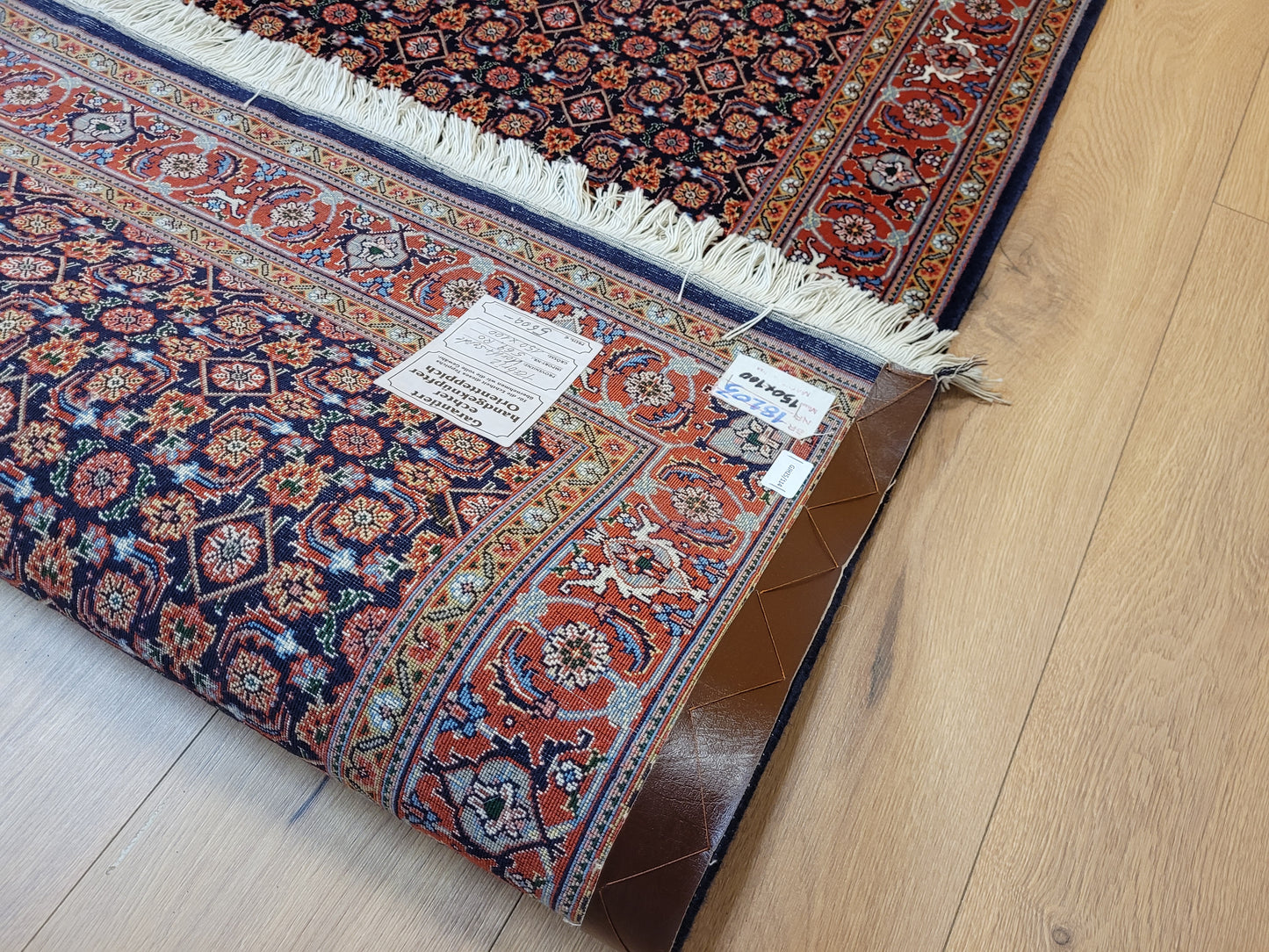 Täbriz Teppich Korkwolle mit Seide feine Knüpfung Allover Muster