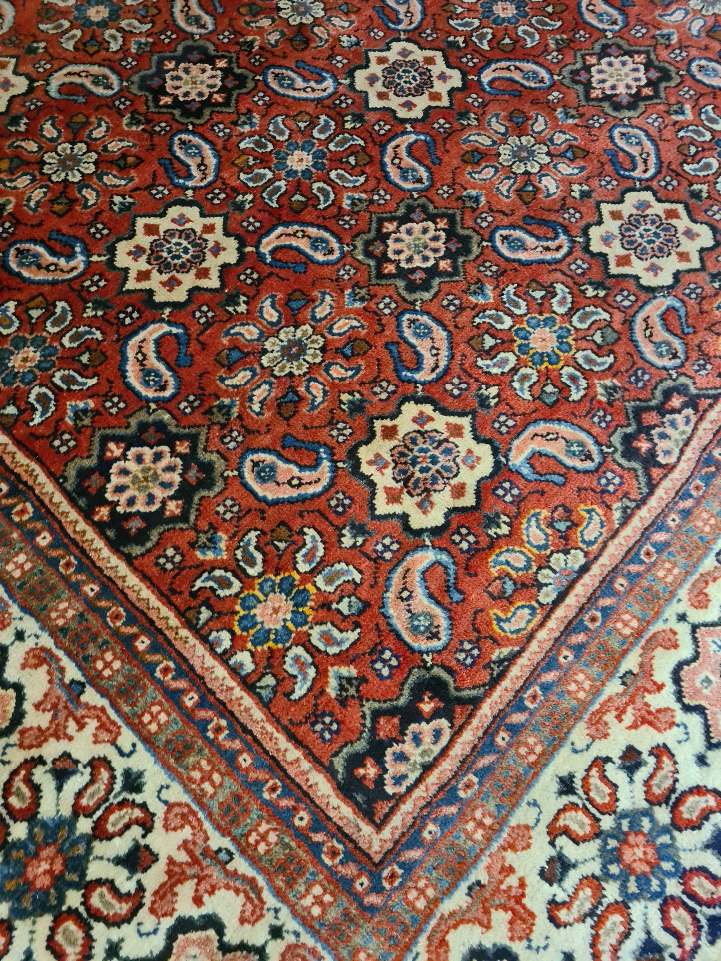 Perserteppich Orientteppich Handgeknüpfter Teppich Sarough 355x285cm