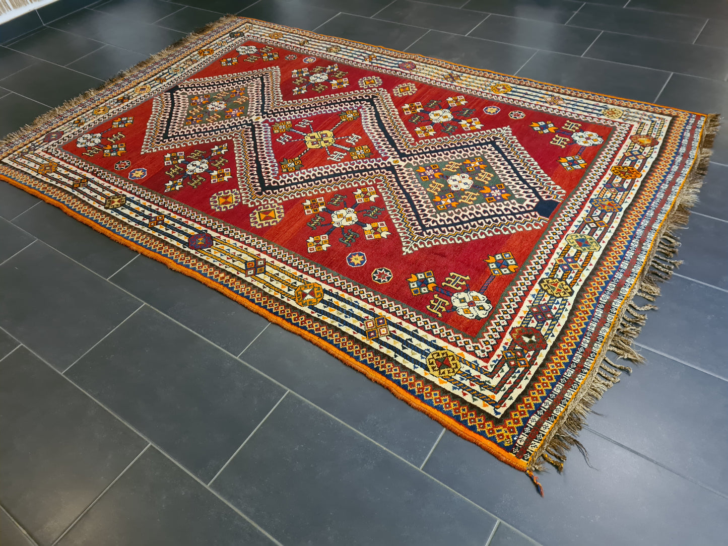 Perserteppich Orientteppich Handgeknüpfter Teppich Shiraz 260x170cm