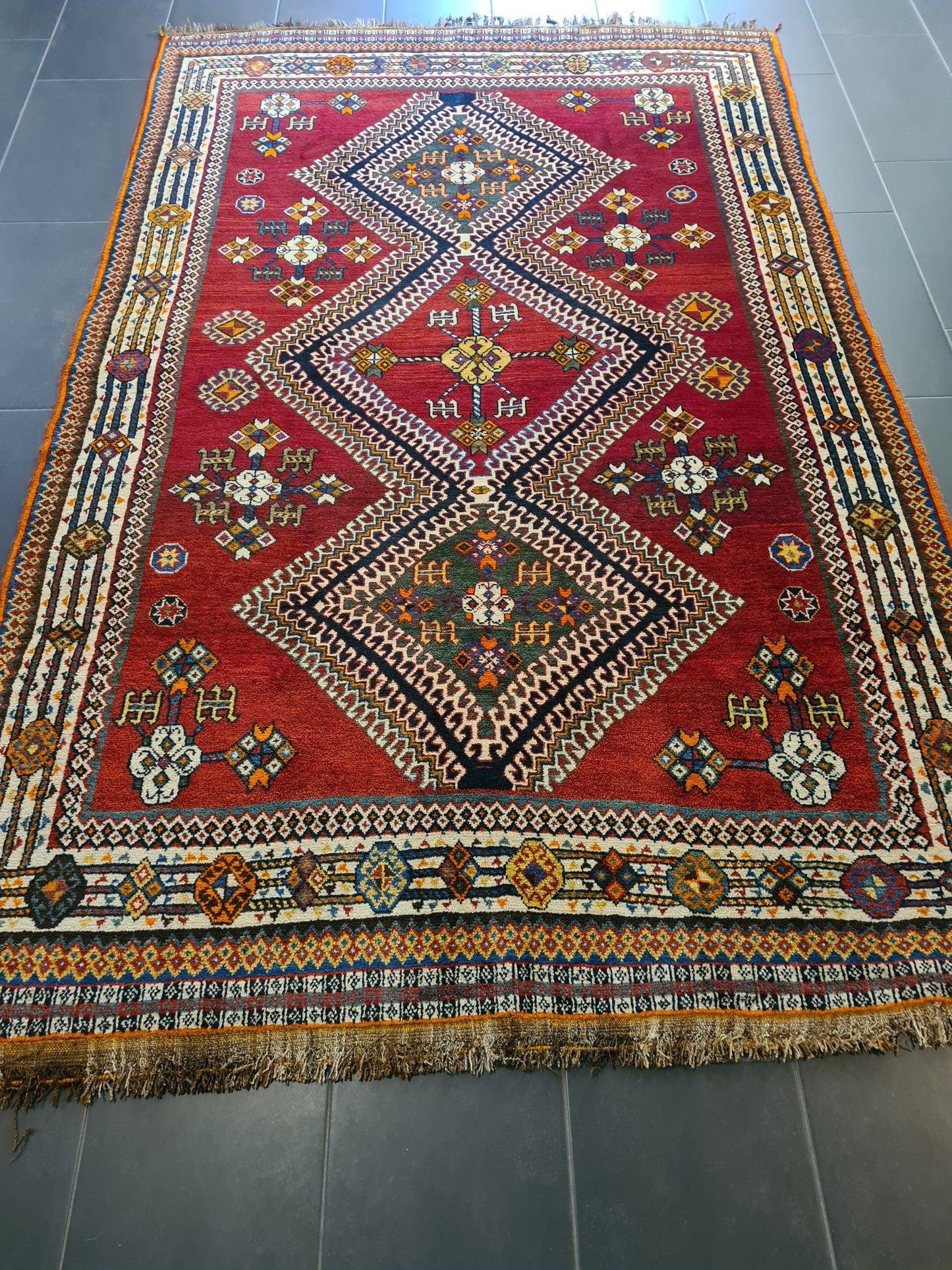 Perserteppich Orientteppich Handgeknüpfter Teppich Shiraz 260x170cm