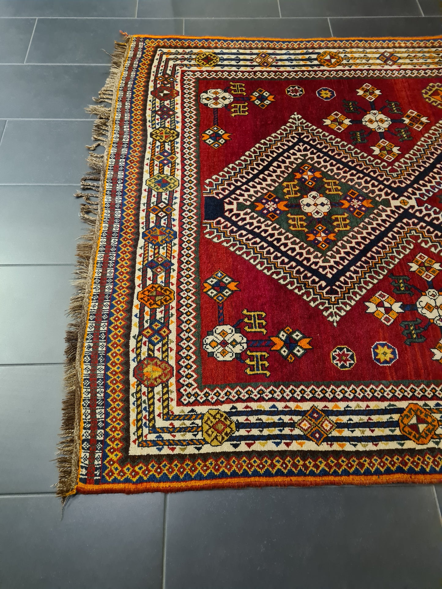 Perserteppich Orientteppich Handgeknüpfter Teppich Shiraz 260x170cm