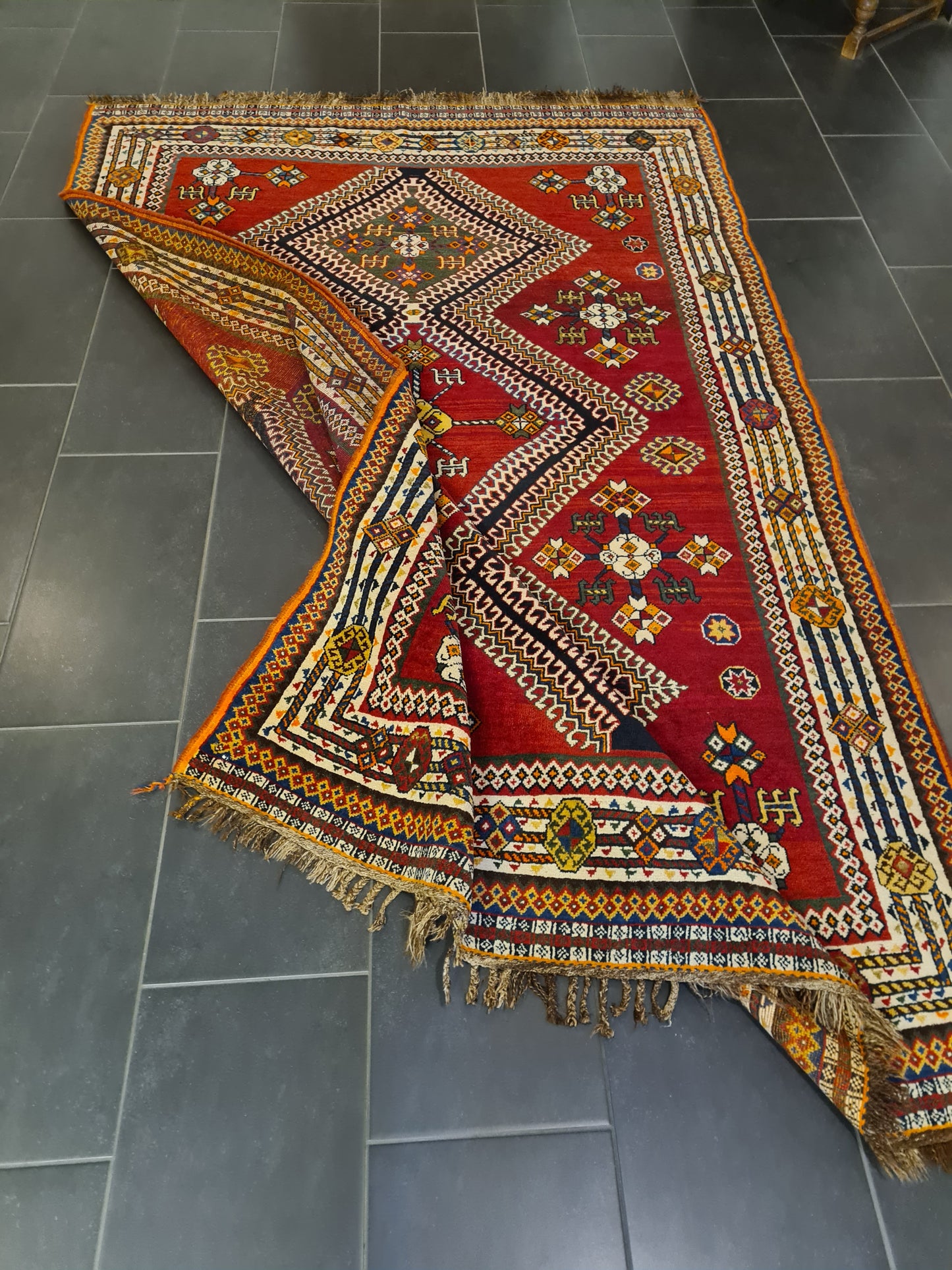 Perserteppich Orientteppich Handgeknüpfter Teppich Shiraz 260x170cm