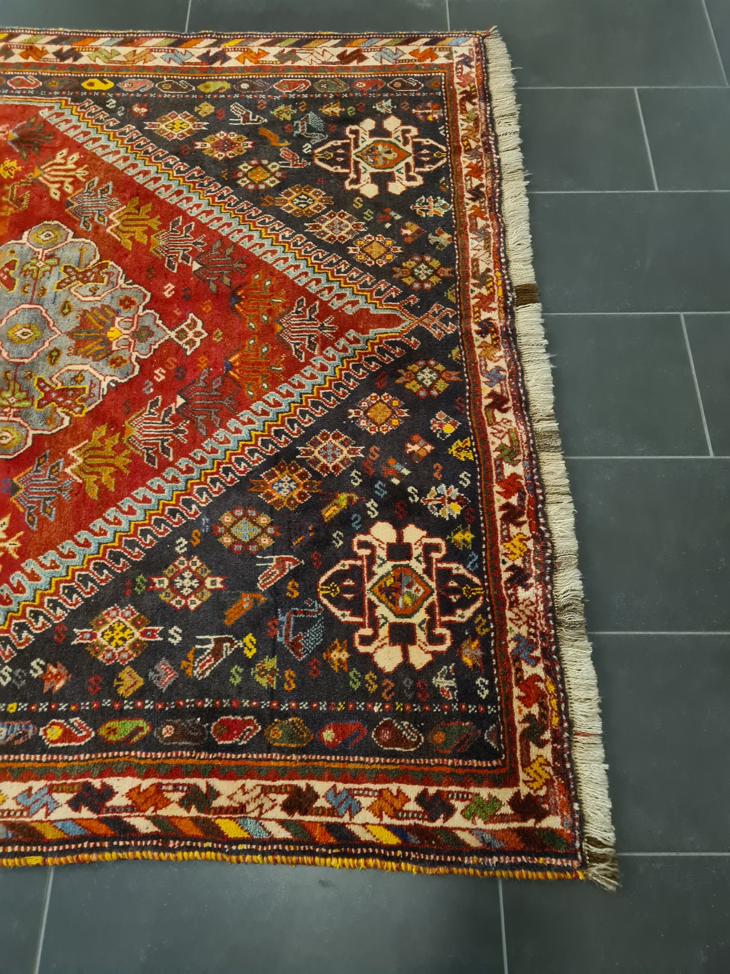 Perserteppich Orientteppich Handgeknüpfter Teppich Shiraz 270x170cm