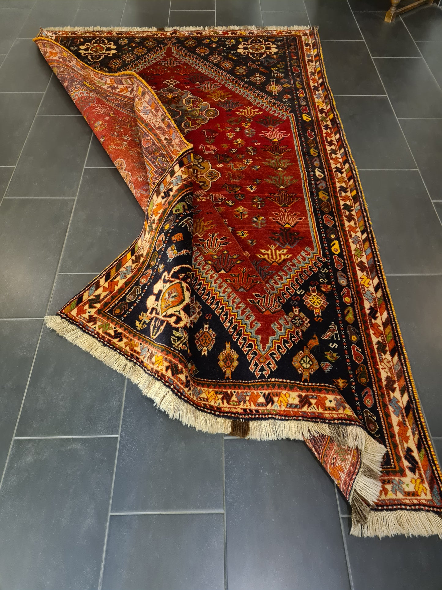 Perserteppich Orientteppich Handgeknüpfter Teppich Shiraz 270x170cm