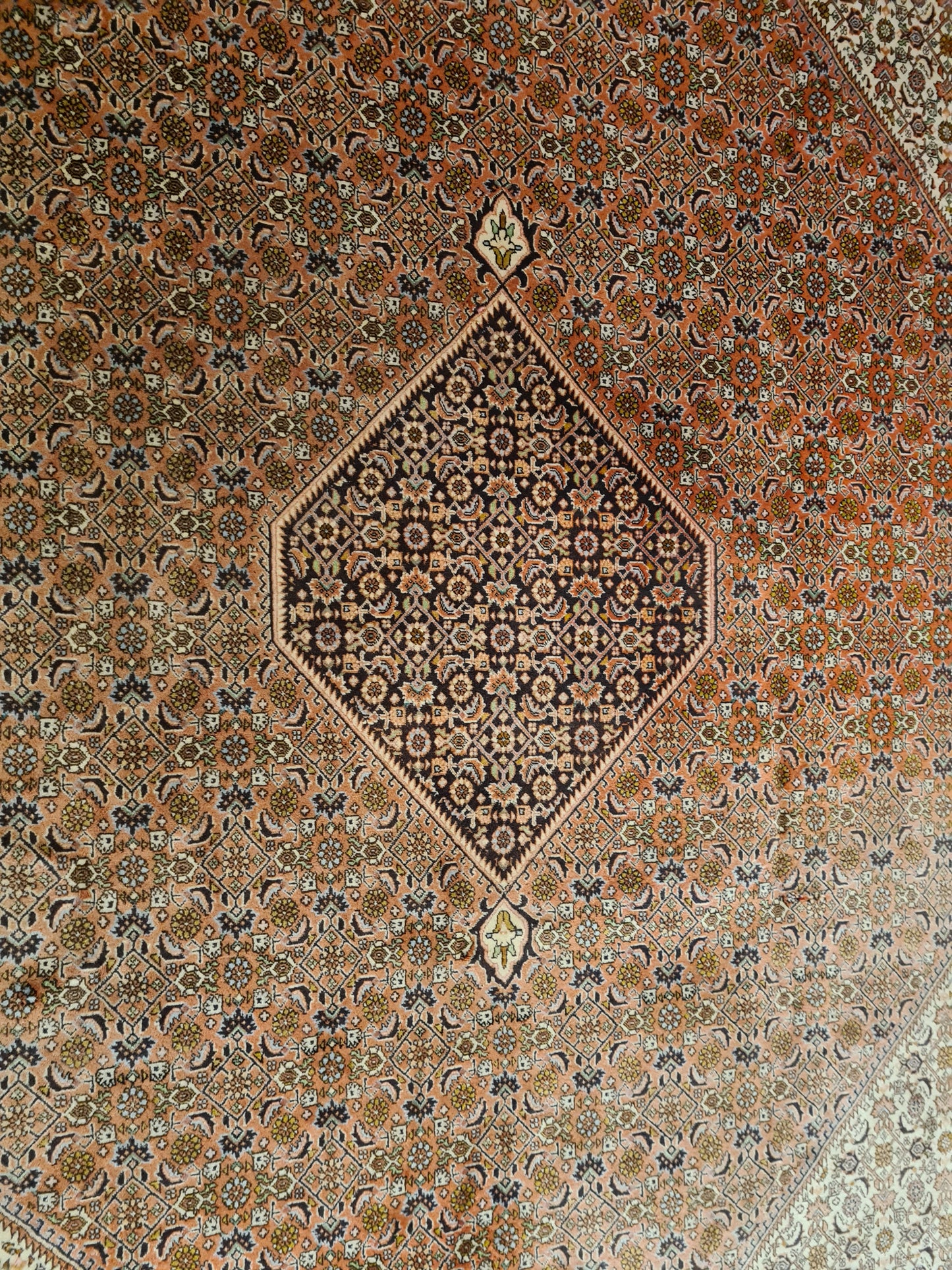 Perserteppich Orientteppich Handgeknüpfter Teppich Bidjar 345x255cm