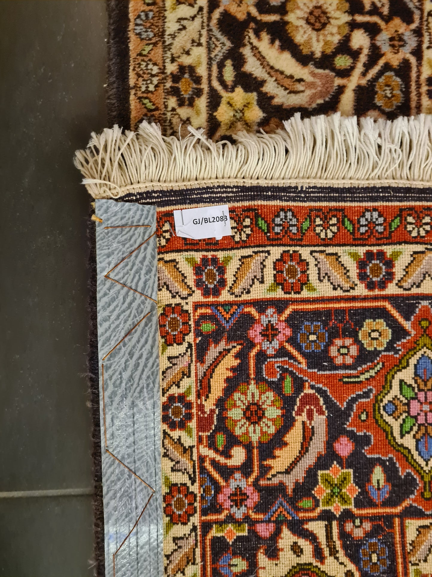 Perserteppich Orientteppich Handgeknüpfter Teppich Bidjar 345x255cm