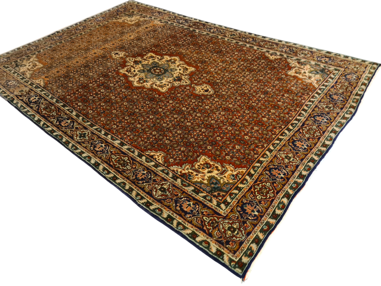 Perserteppich Orientteppich Handgeknüpfter Teppich Bidjar 340x230cm