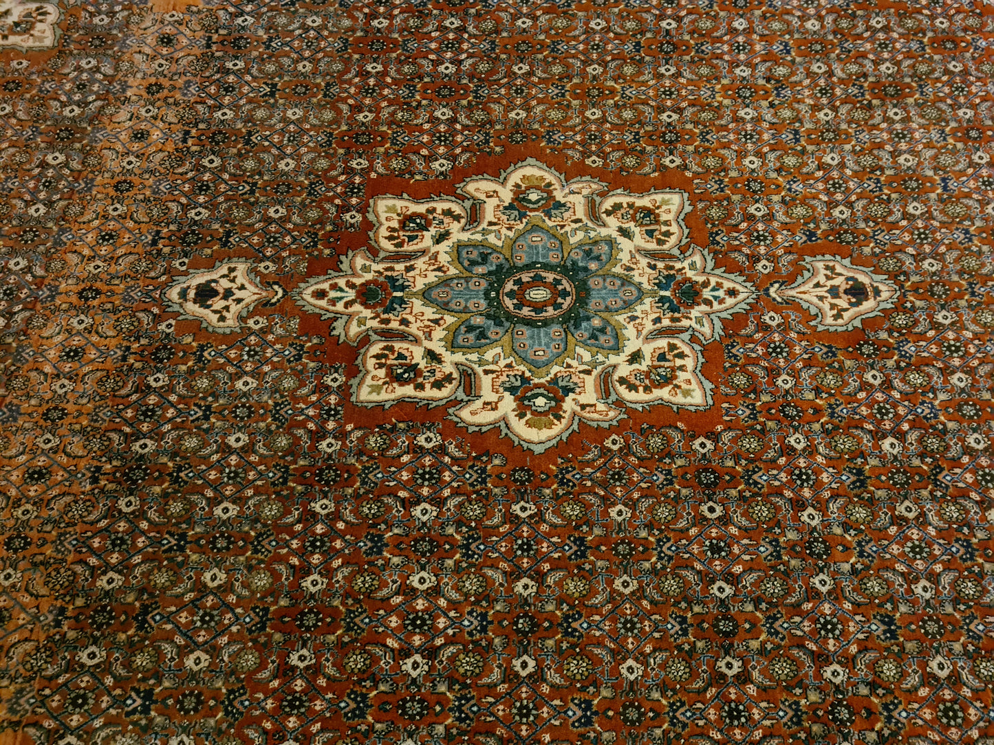 Perserteppich Orientteppich Handgeknüpfter Teppich Bidjar 340x230cm