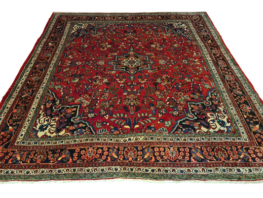 Perserteppich Orientteppich Handgeknüpfter Teppich Sarough 355x315cm