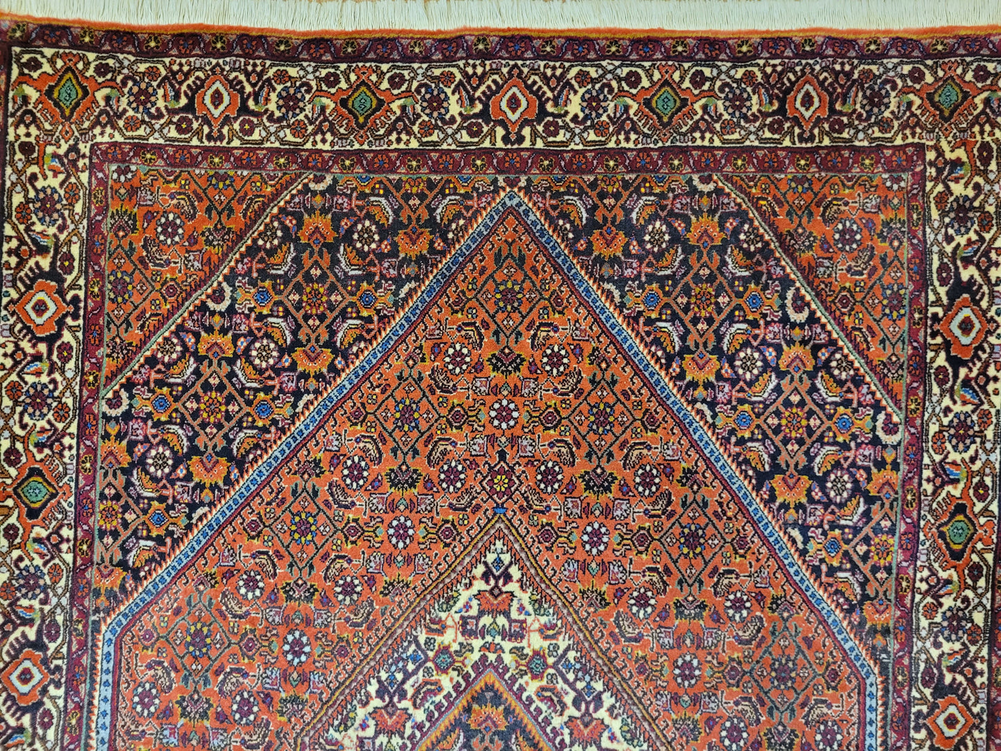 Bidjar Teppich Korkwolle kräftige Knüpfung mit Medaillon