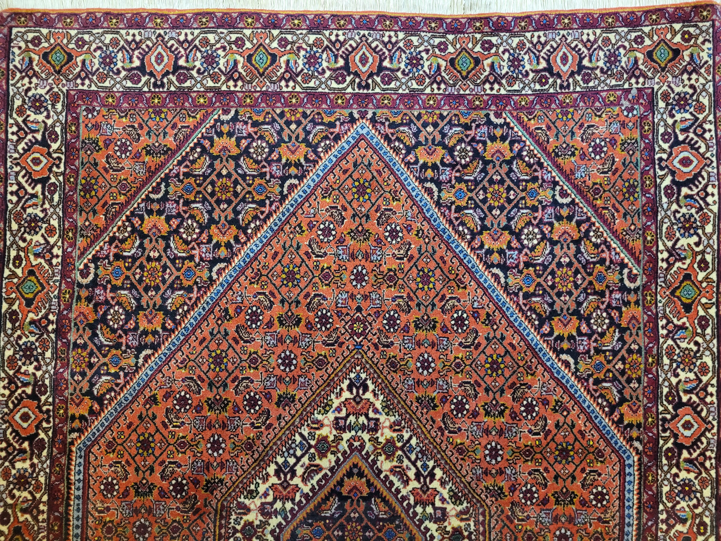 Bidjar Teppich Korkwolle kräftige Knüpfung mit Medaillon