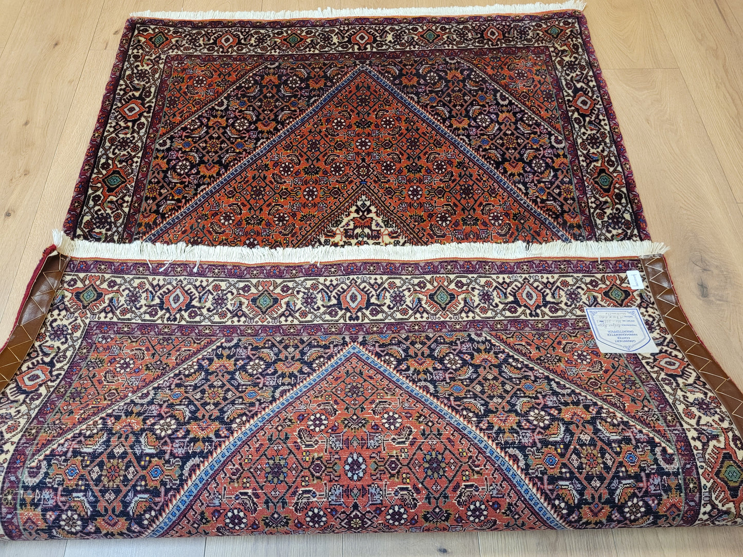 Bidjar Teppich Korkwolle kräftige Knüpfung mit Medaillon