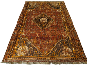 Perserteppich Orientteppich Handgeknüpfter Teppich Shiraz 230x170cm