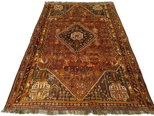 Perserteppich Orientteppich Handgeknüpfter Teppich Shiraz 230x170cm