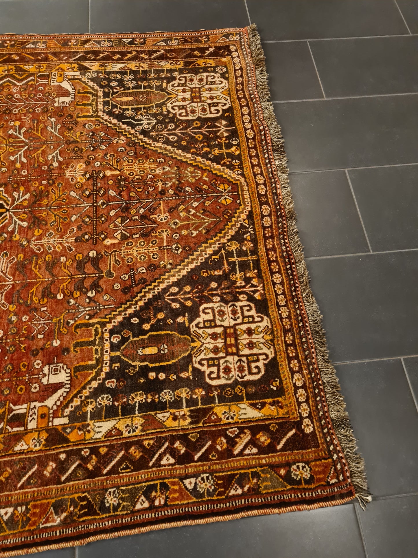 Perserteppich Orientteppich Handgeknüpfter Teppich Shiraz 230x170cm