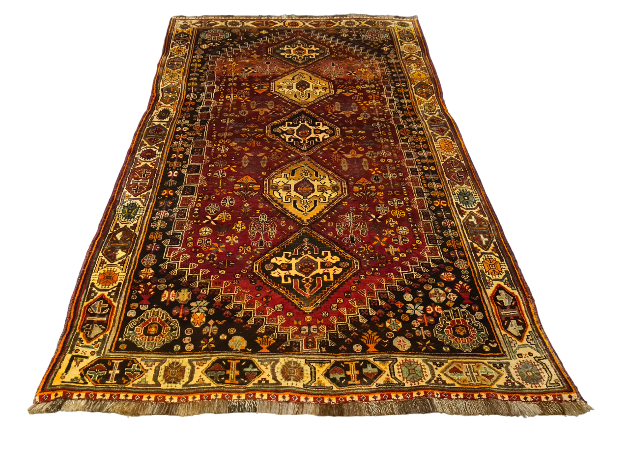 Perserteppich Orientteppich Handgeknüpfter Teppich Shiraz 240x170cm