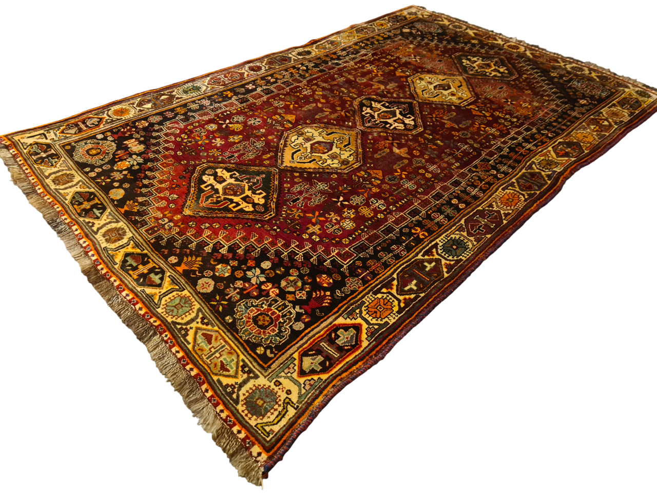 Perserteppich Orientteppich Handgeknüpfter Teppich Shiraz 240x170cm