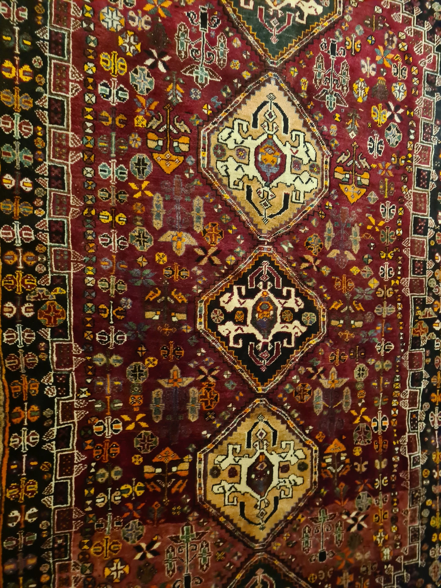 Perserteppich Orientteppich Handgeknüpfter Teppich Shiraz 240x170cm