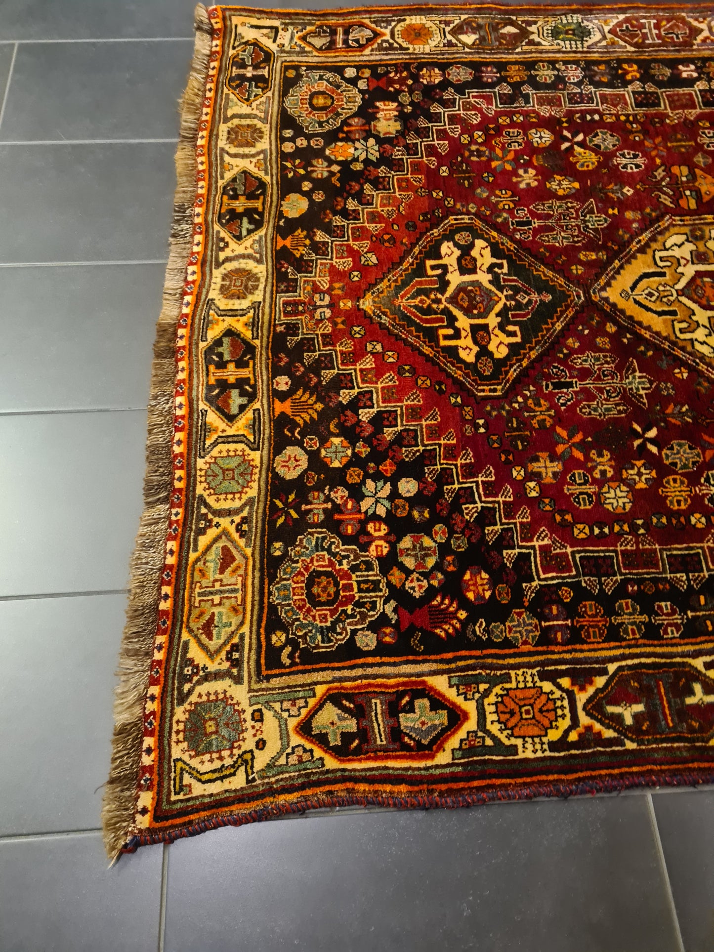 Perserteppich Orientteppich Handgeknüpfter Teppich Shiraz 240x170cm