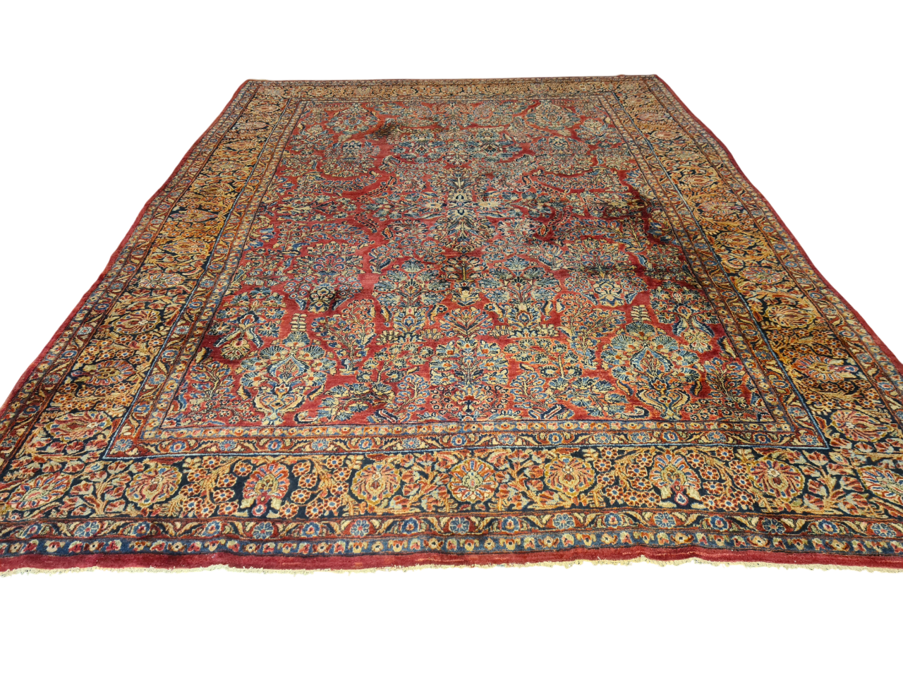 Perserteppich Orientteppich Handgeknüpfter Teppich Sarough 360x260cm