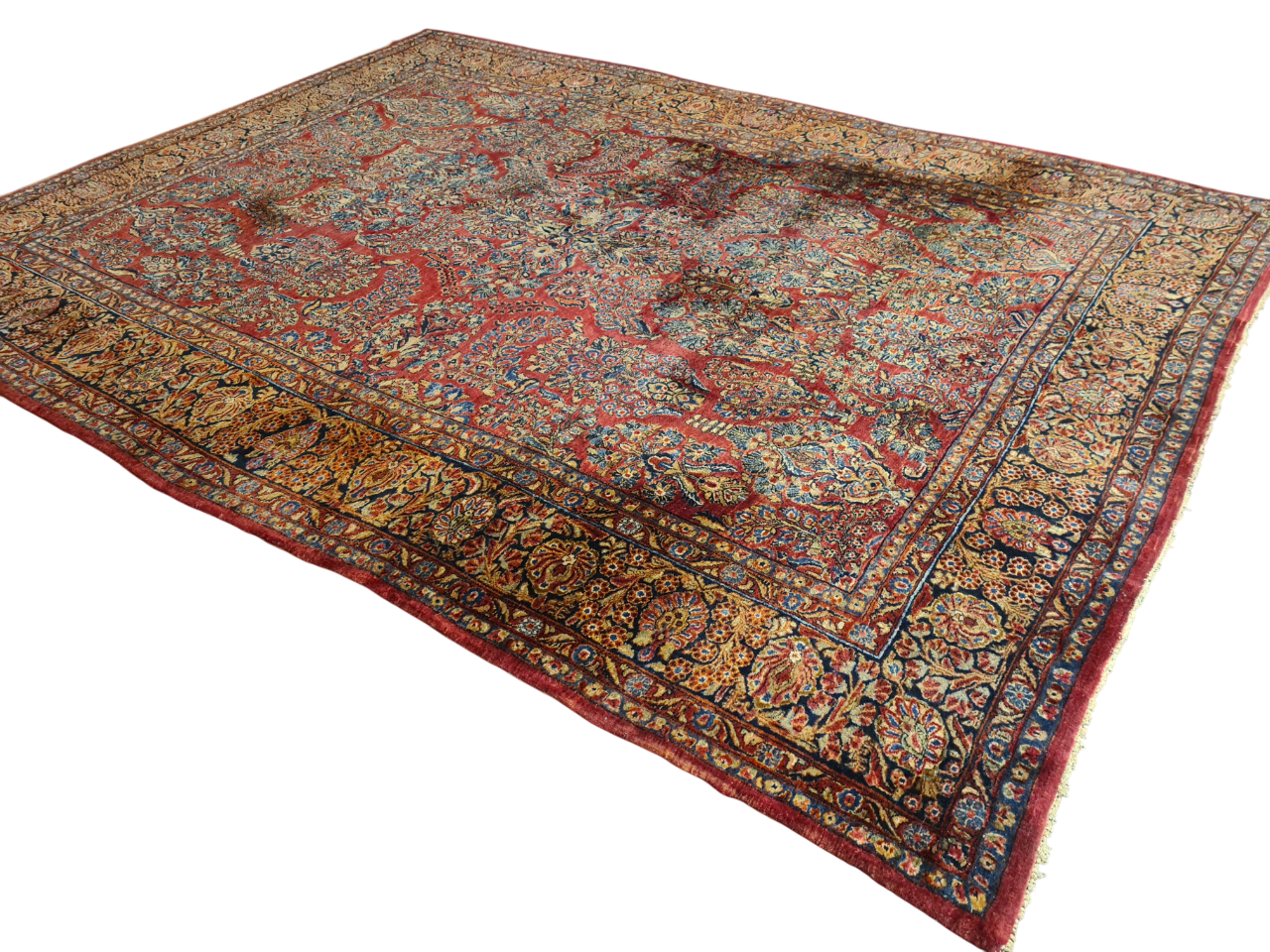 Perserteppich Orientteppich Handgeknüpfter Teppich Sarough 360x260cm