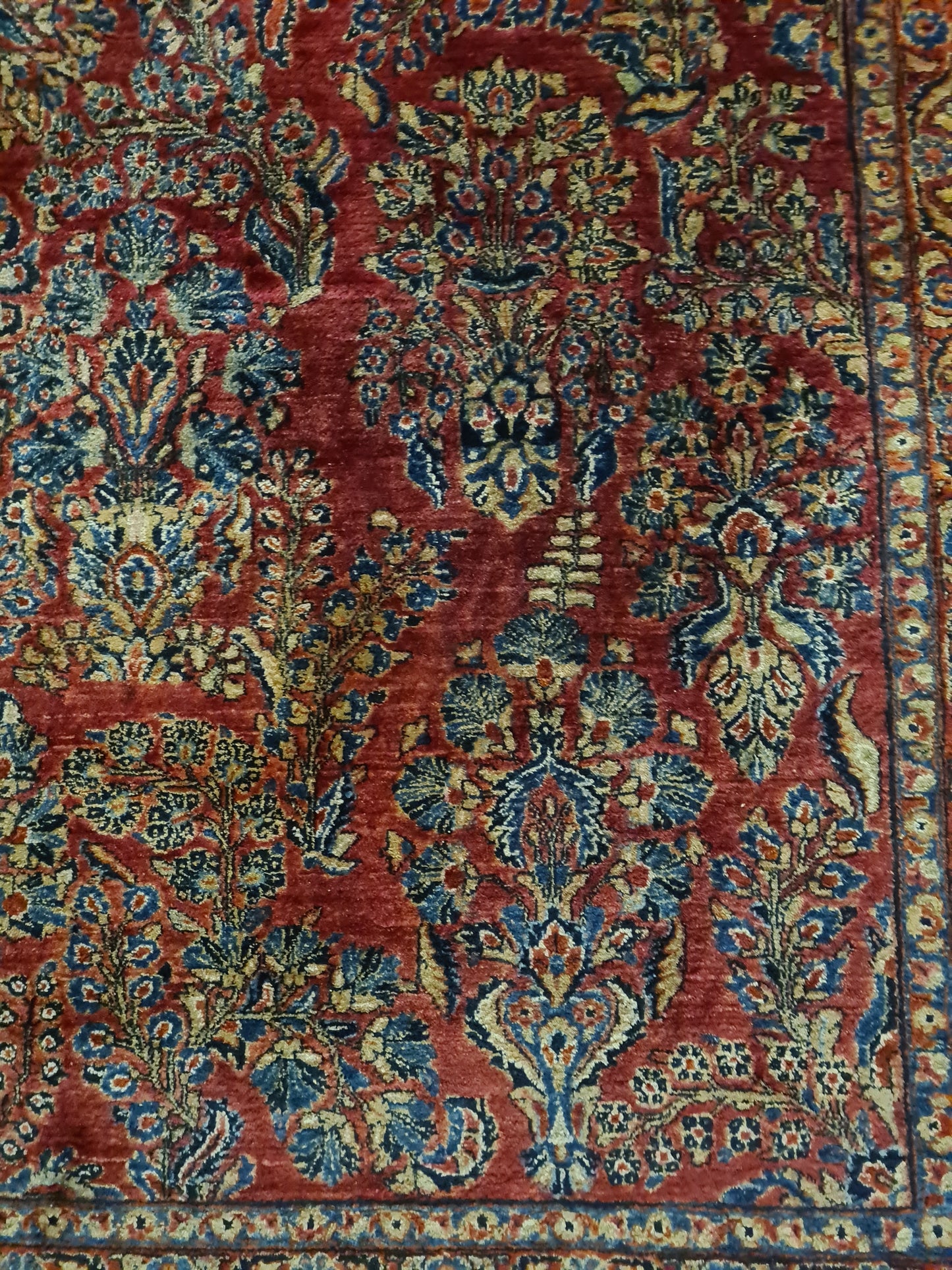 Perserteppich Orientteppich Handgeknüpfter Teppich Sarough 360x260cm