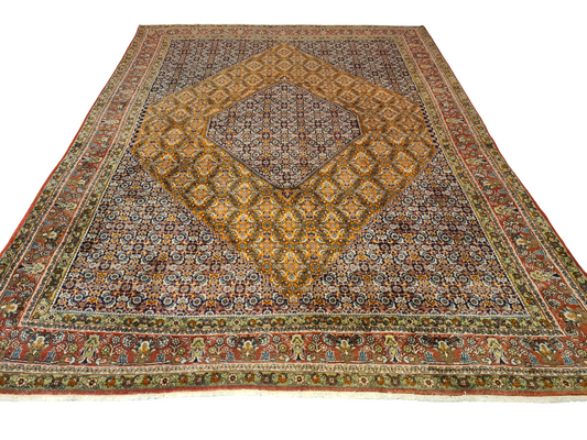 Perserteppich Orientteppich Handgeknüpfter Teppich Bidjar 400x300cm