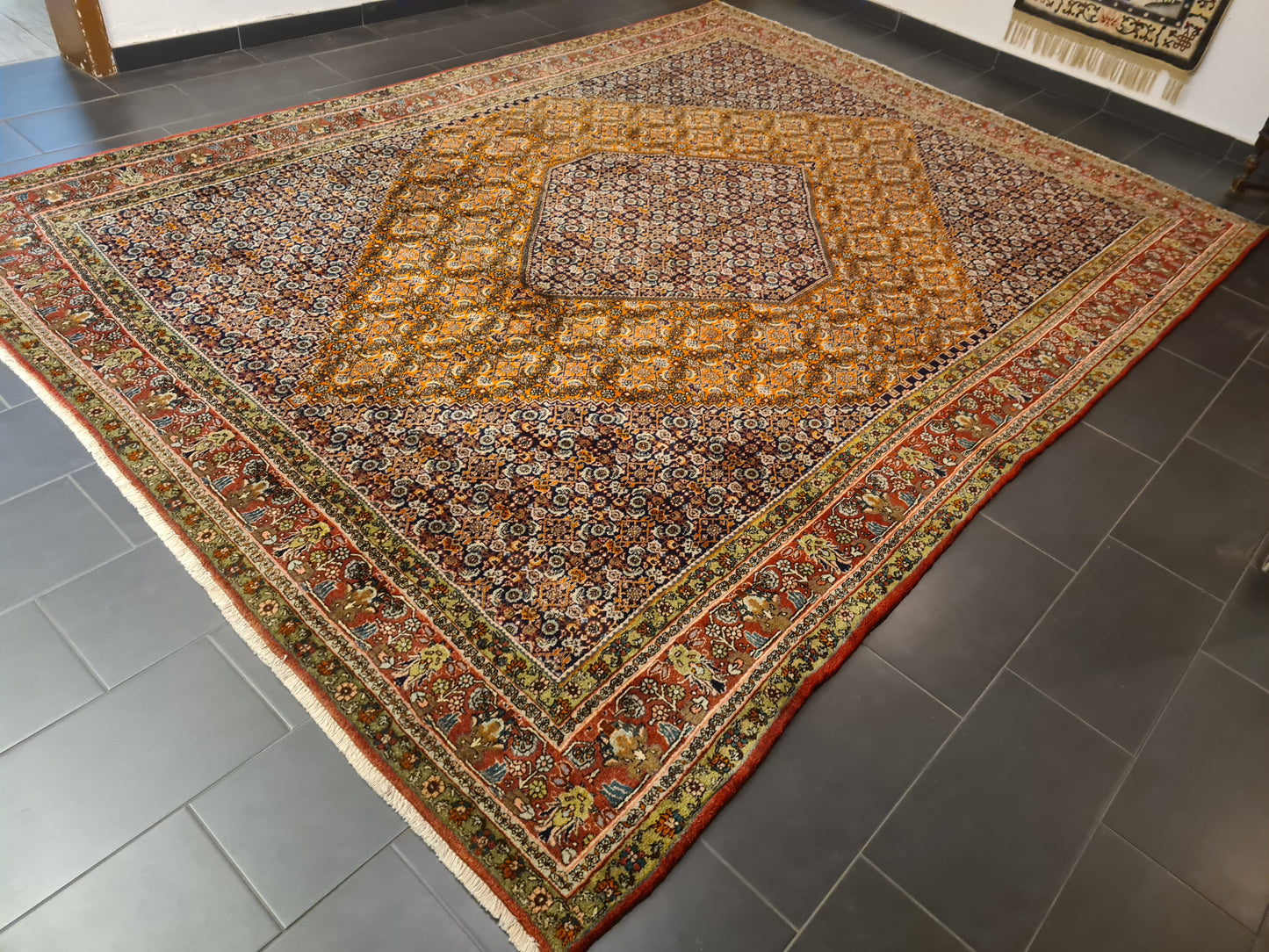 Perserteppich Orientteppich Handgeknüpfter Teppich Bidjar 400x300cm