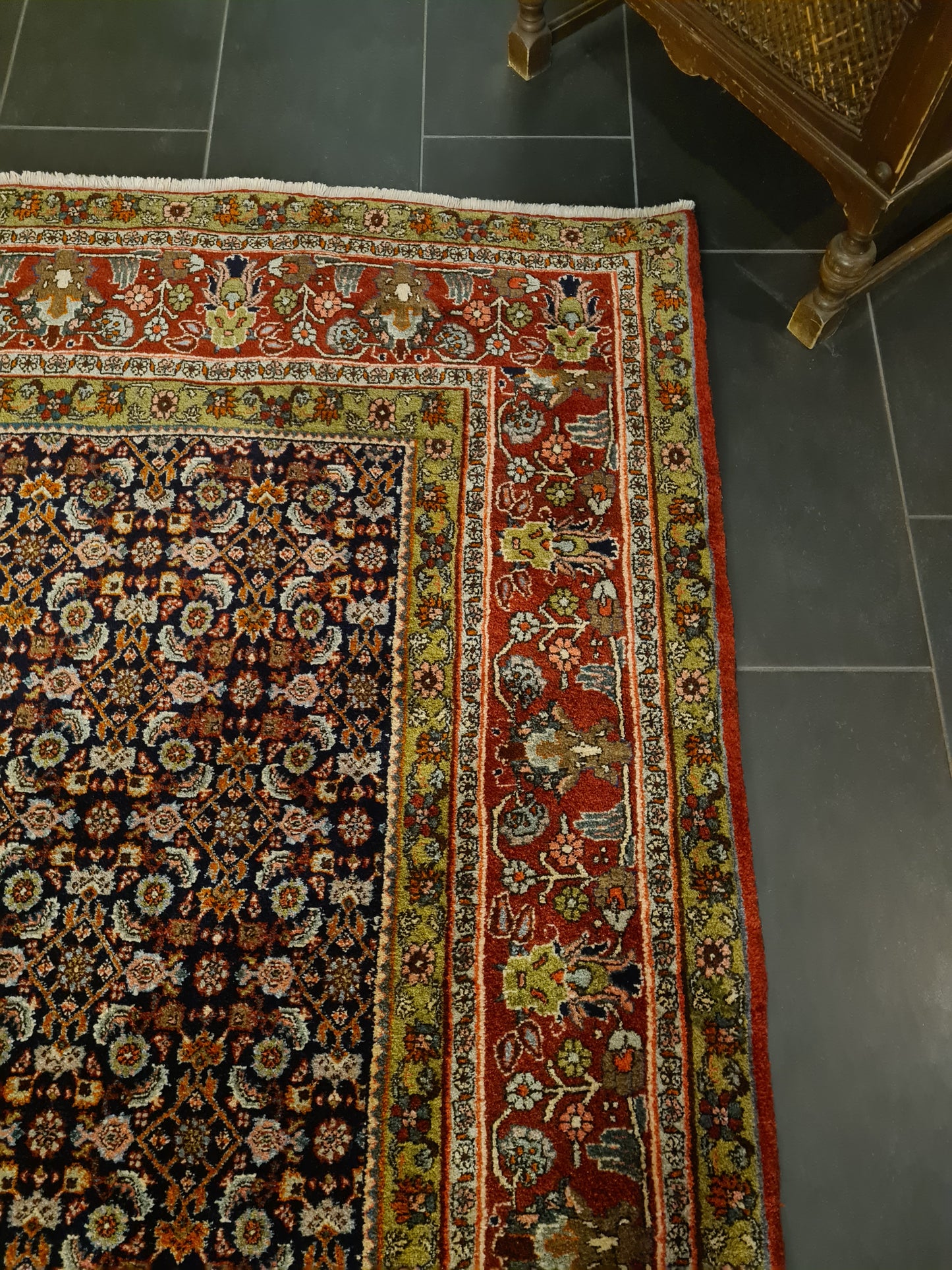 Perserteppich Orientteppich Handgeknüpfter Teppich Bidjar 400x300cm