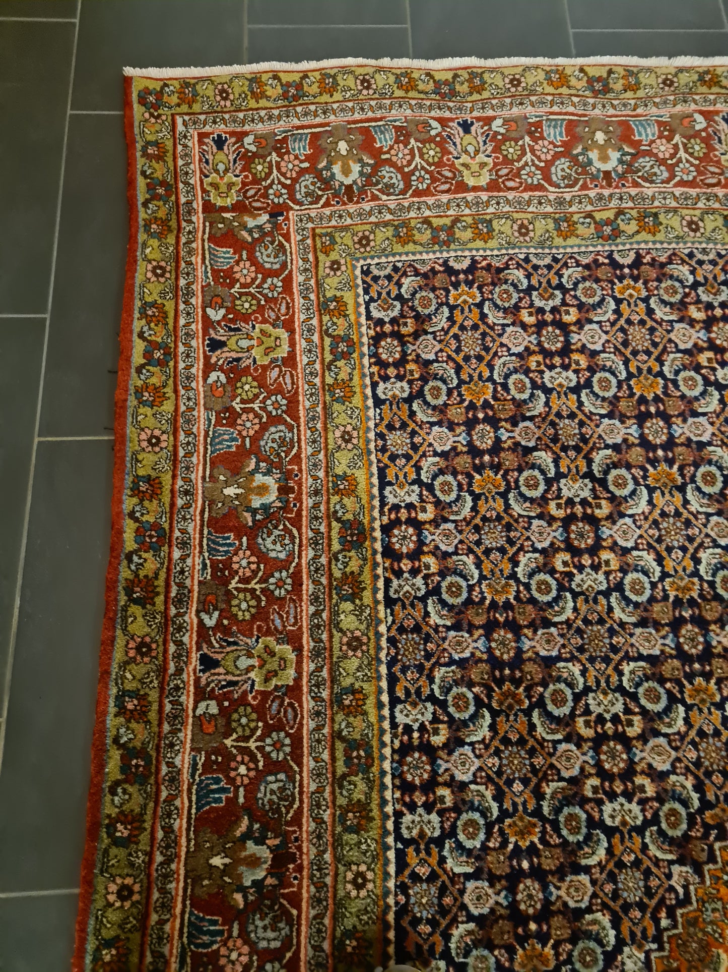 Perserteppich Orientteppich Handgeknüpfter Teppich Bidjar 400x300cm