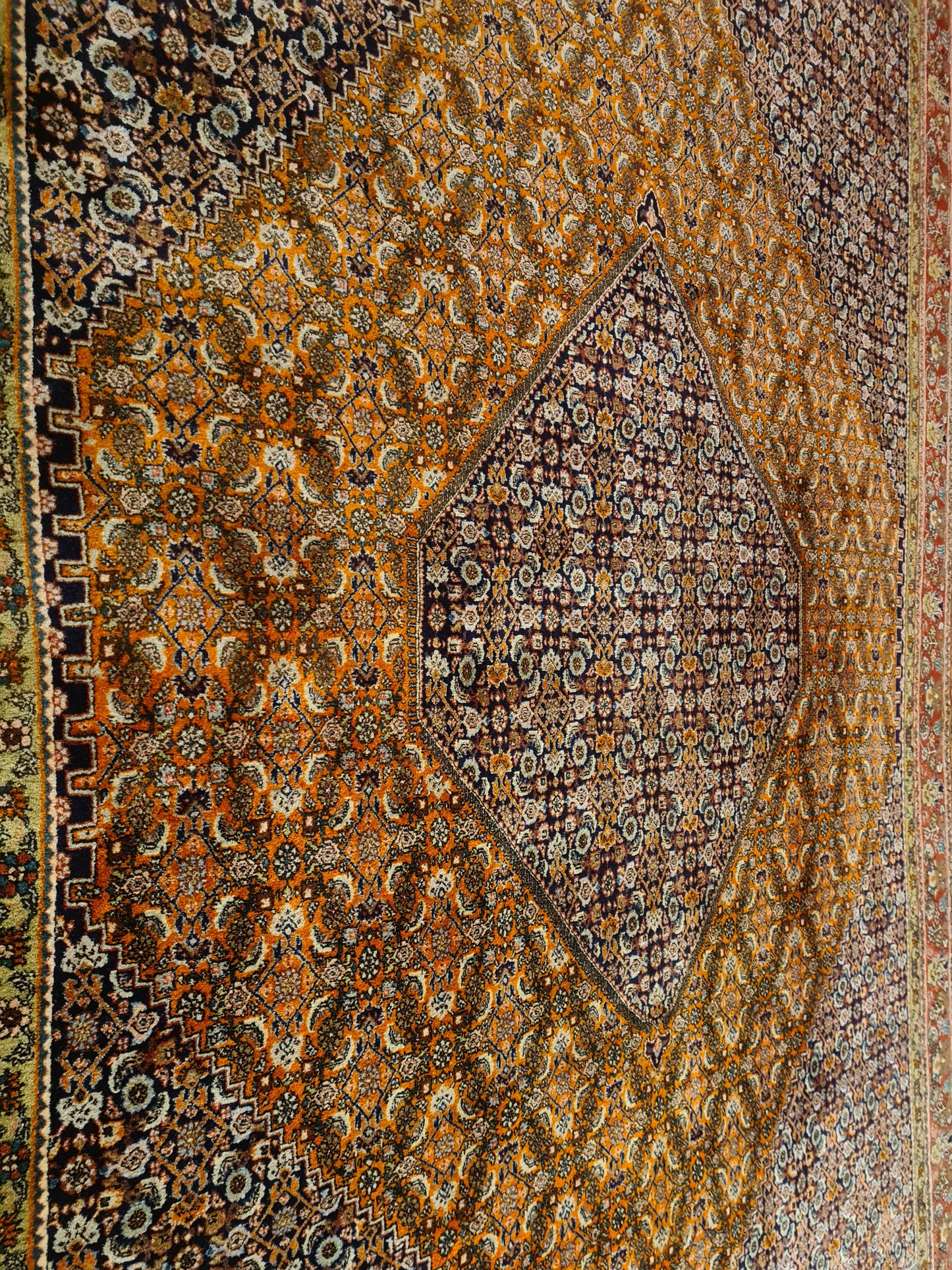 Perserteppich Orientteppich Handgeknüpfter Teppich Bidjar 400x300cm