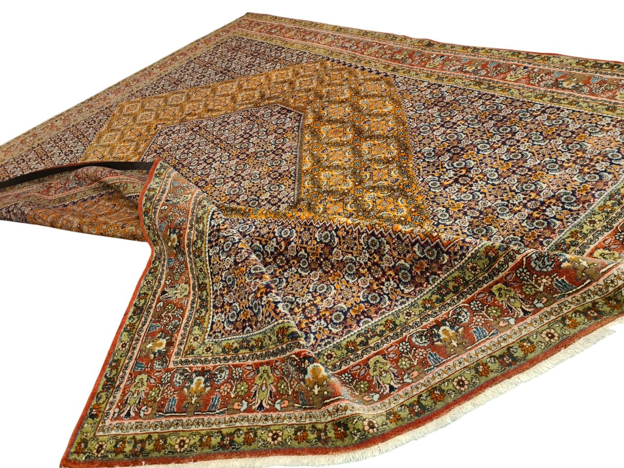 Perserteppich Orientteppich Handgeknüpfter Teppich Bidjar 400x300cm