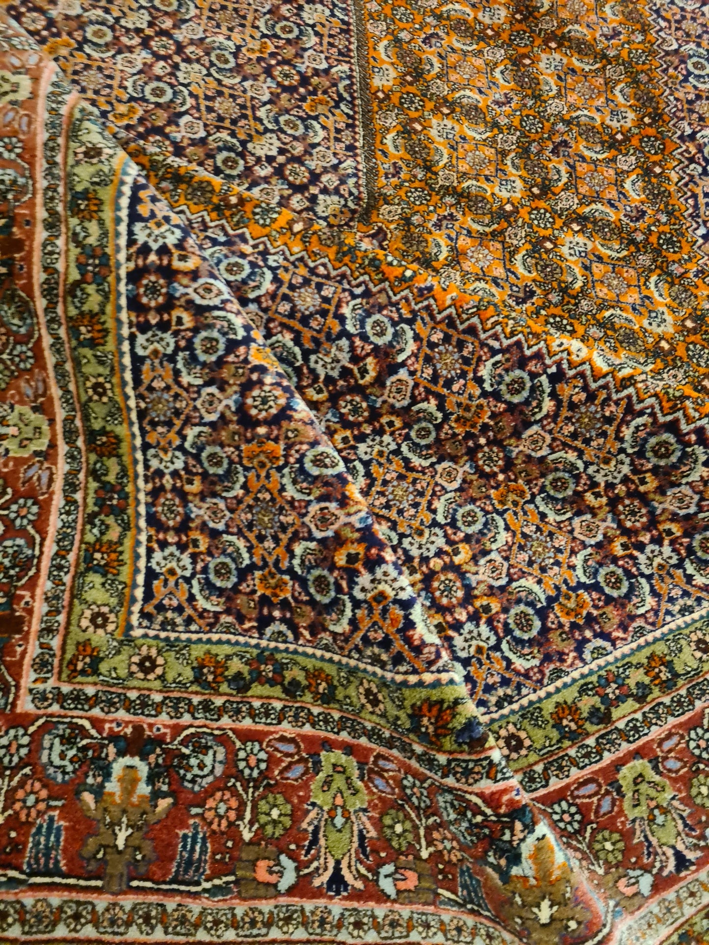 Perserteppich Orientteppich Handgeknüpfter Teppich Bidjar 400x300cm