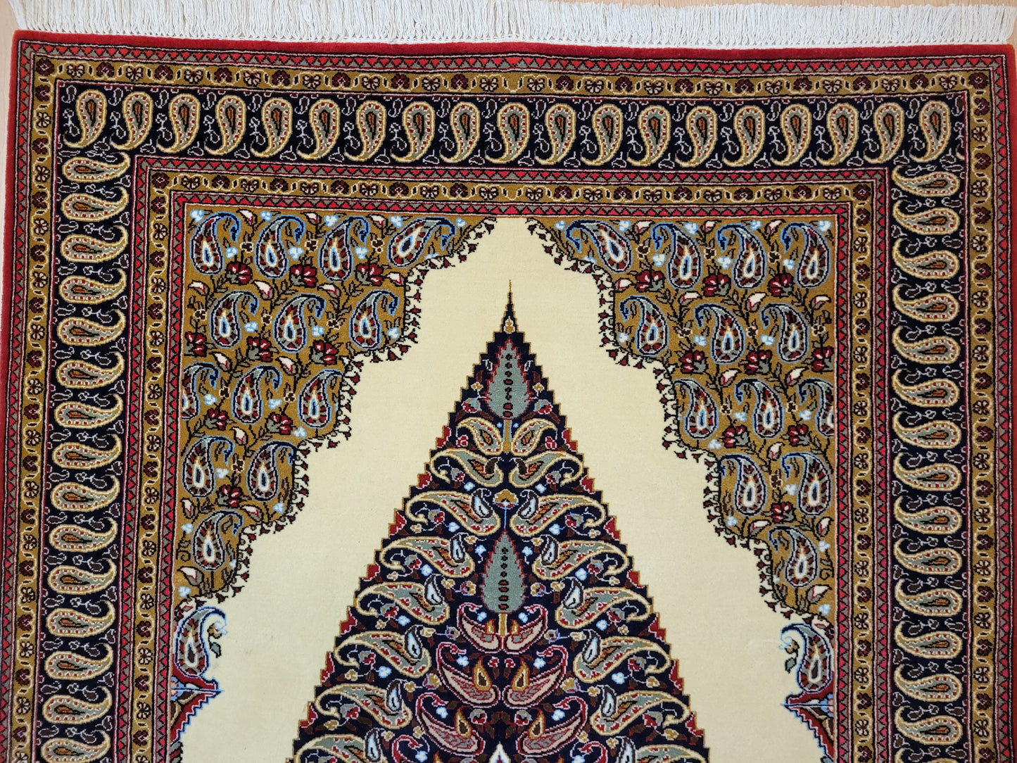 Ghom Teppich Korkwolle Baum des Lebens feine Knüpfung