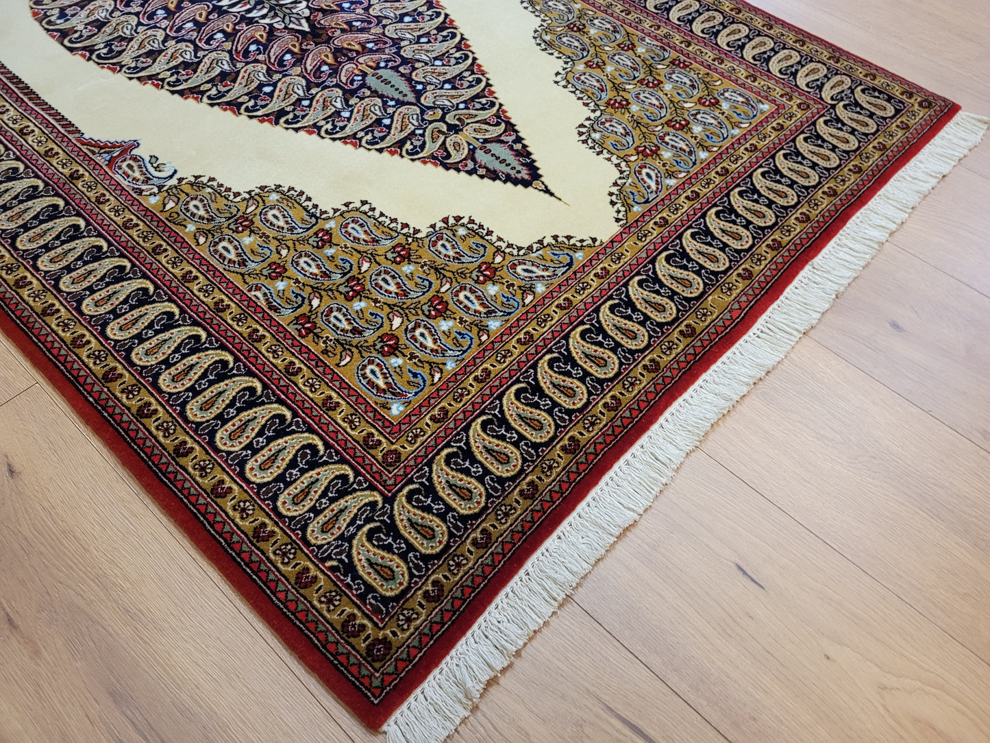 Ghom Teppich Korkwolle Baum des Lebens feine Knüpfung