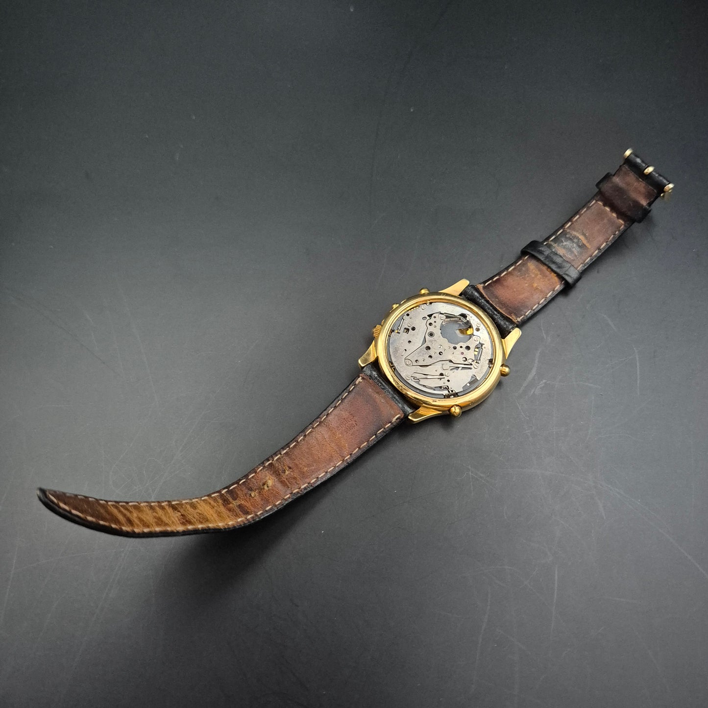 Citizen Herren Uhr – Chronograph im goldfarbenen Gehäuse (defekt)