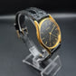 Topol Herren Uhr – Vintage Quarzdesign in Gold-Schwarz (defekt)
