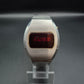 Retro LED Digital Herren Uhr – Edelstahlgehäuse mit Vintage-Charme