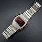 Retro LED Digital Herren Uhr – Edelstahlgehäuse mit Vintage-Charme