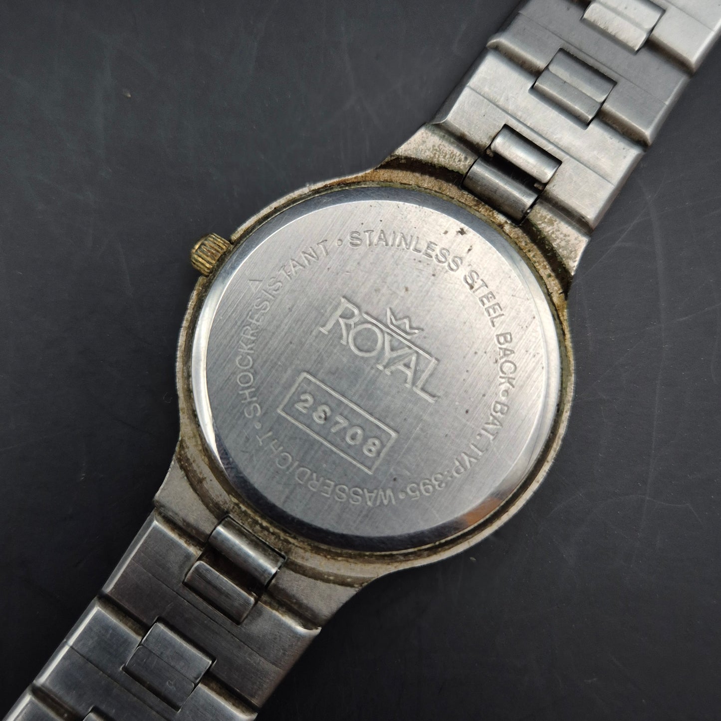 Royal Herren Uhr – Klassische Edelstahl Quarzuhr mit Datumsanzeige