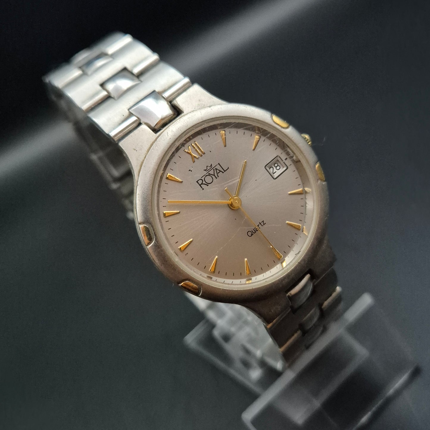 Royal Herren Uhr – Klassische Edelstahl Quarzuhr mit Datumsanzeige