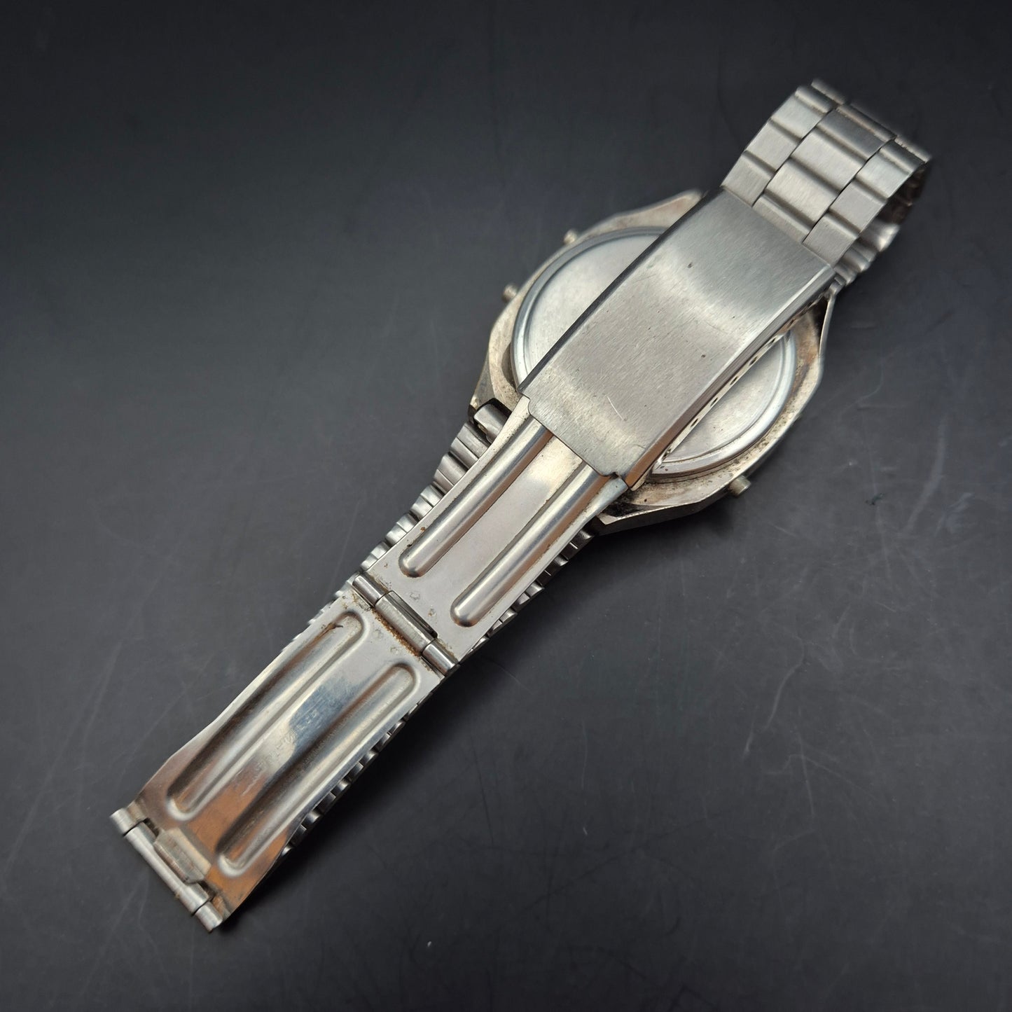 Vintage Timeon Herren Uhr – Digital Chronograph LCD Quarz