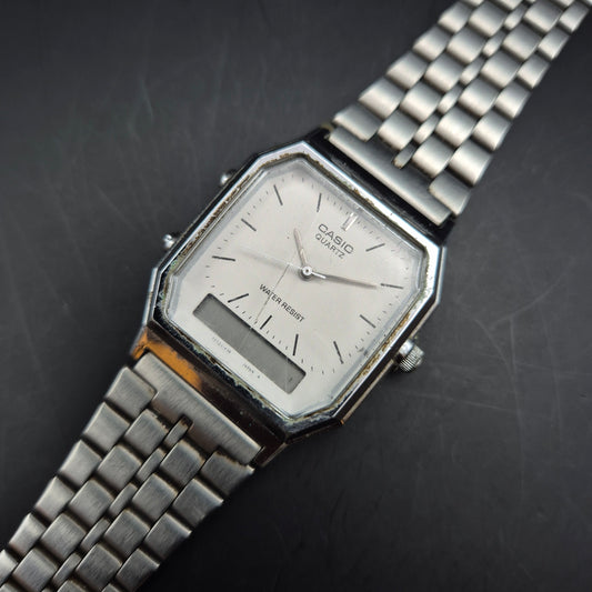 Casio Vintage Herren Uhr AQ-415 – Klassisch & zeitlos