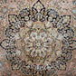 Kaschmir Ghom Seidenteppich Medaillon florales Design