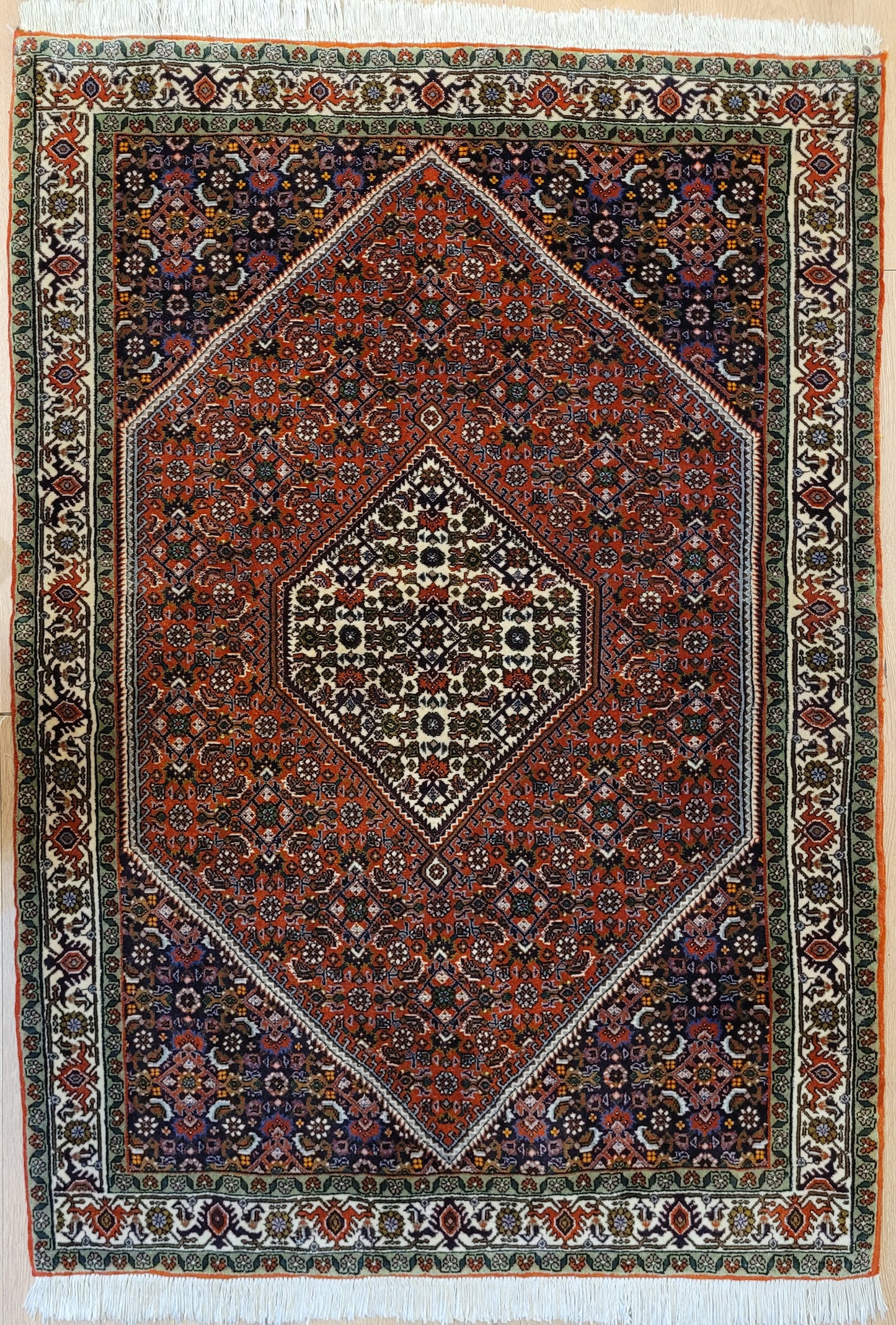 Bidjar Teppich kräftige Wolle geometrisches Medaillon